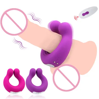 Nekaj Vibrator za Penis Spola Igrače, Daljinsko upravljanje Stimulacijo Klitorisa Klitoris Stimulator Massager za Ženske juguetes sexuales
