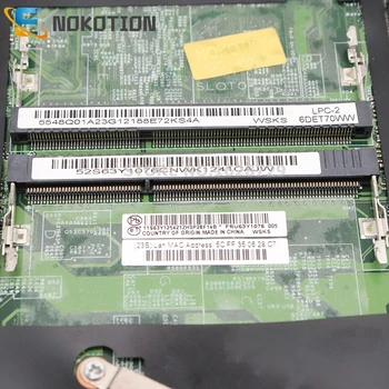 NOKOTION NOVO 60Y3852 63Y1076 44C5341 Za Lenovo ThinkPad X200S prenosni računalnik z matično ploščo SL9400 1.86 Ghz 48.48Q04.041 z heatsink