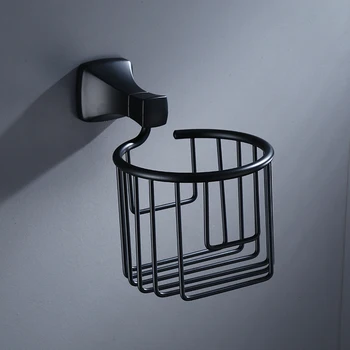Nordijska Črni karton roll podporo krožne papirnato brisačo imetnik osnovne toaletni papir krtačo kopalnica dobave Kopalniške opreme