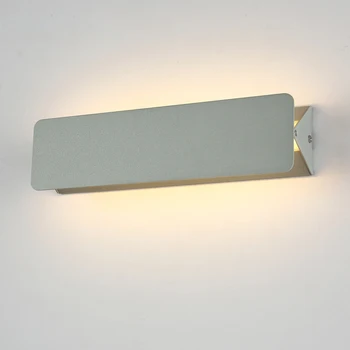 Notranji zatemniti LED Stenske Svetilke AC100V/220V Aluminija Okrasite Steno Rov spalnica LED Wall Svetlobe toplo bela / hladno bela