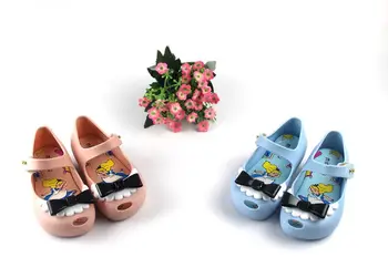 Nov Poletni Dekleta Jelly Čevlji Alice lok moda ribe usta otrok poletne sandale Otroci Dekle Malčka Princesa sandali SO021