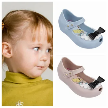 Nov Poletni Dekleta Jelly Čevlji Alice lok moda ribe usta otrok poletne sandale Otroci Dekle Malčka Princesa sandali SO021