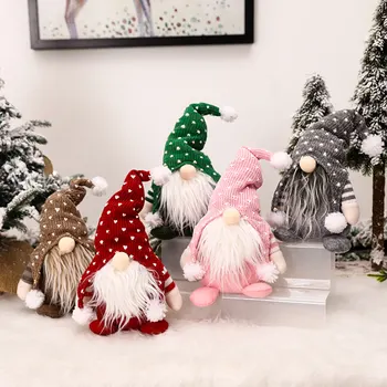 Nova Božič Santa Plišastih Lutka Švedski Tomte Okraski Za Božično Zabavo Dekoracijo Novo Leto Doma Božično Drevo Decoration
