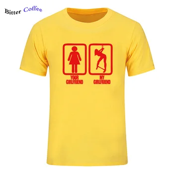 NOVA moška t-shirt Svojo Punco Moja Punca Ropstva T shirt za Moške Kratke vrhovi Bombaž moda Tee Srajce Evropske Velikost