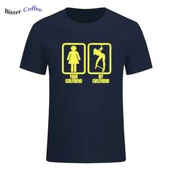 NOVA moška t-shirt Svojo Punco Moja Punca Ropstva T shirt za Moške Kratke vrhovi Bombaž moda Tee Srajce Evropske Velikost