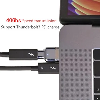 Nova zasnova USB C magnetni tok 24 pin za USBC 3.1 prilagodilnik pretvornika podporo 100W PD 6K video za več Tip-C naprave
