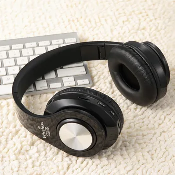 Nove Brezžične Slušalke Nad Uho Bluetooth Slušalke Zložljive Slušalke Nastavljiv Slušalke Z Mikrofonom Za TV mobilni telefon Huawei PC