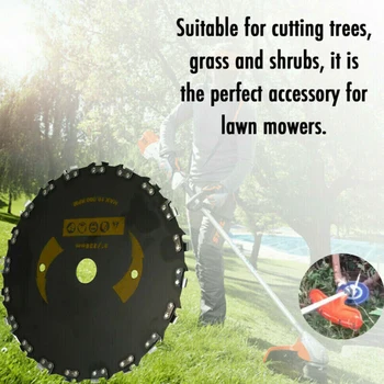 NOVO 9-Palčni 20-Zob Težka Brushcutter Rezilo 10000 RPM Travo Kosilno Glavo Lawnmover Deli Rezanje Dreves Grm Brushwood