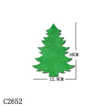 Novo Božično drevo Lesene Die Scrapbooking C2652 Rezanje Umre Več Velikostih