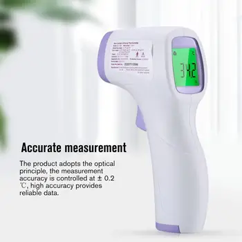 Novo brezkontaktno Ir Čelo Termometer Baby Odraslih Digitalni Infrardeči Laser Termometer Pištolo LCD senzor Temperature Merilnik