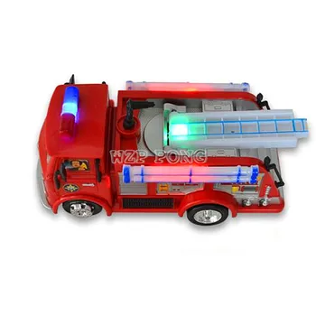 Novo GASILEC SAM Anime Igrača Tovornjak gasilsko Avto Otroci Igrače z Glasbo LED Luči Boy Toy Izobraževalne Elektronske Igrače Barvo Polje