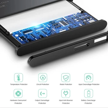 NOVO Originalno baterijo BL-T9 Mobilni Telefon Baterija Za LG Nexus 5 BL-T9 E980 G D820 D821 BLT9 Zamenjava Baterije 3100 mAh