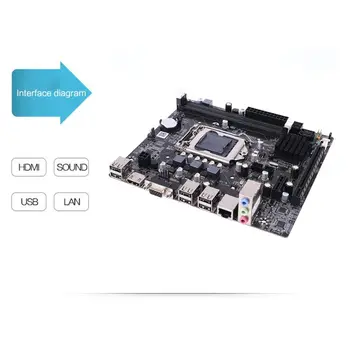 Novo P8H61-M LX3 PLUS R2.0 Desktop Motherboard H61 Socket LGA 1155 I3 I5, I7 DDR3 16 G uATX UEFI BIOS Mainboard O28 19 Dropship
