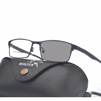 Novo Progresivna Multifokalna očala Prehod sončna Očala Photochromic Obravnavi Očala Moških Točk za Bralca v Bližini Daleč pogled NX