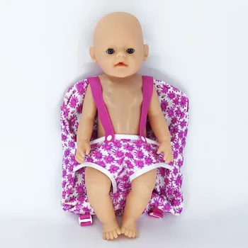 Novo Rojen Dekle Najboljše Darilo Odhodnih Paketov Lutka Cvet Nahrbtnik Torba Primerna za Izvajanje 43 cm Baby Zapf Lutka