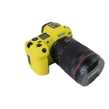NOVO Silikonsko Oklep Kože Ohišje Pokrov Protector za Canon EOS R Mirrorless Digitalni Fotoaparat