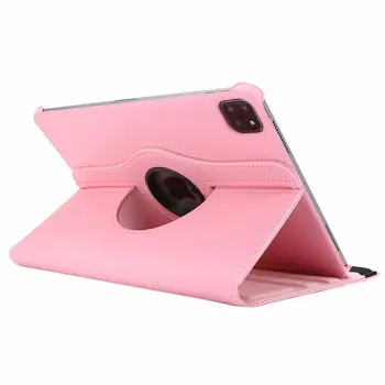 Novo Za iPad Zraka 4 leta 2020 za 10,9-palčni A2072/A2316/A2324/A2325 Tablični Primeru 360 Stopinjsko Vrtljivo Stojalo, Usnje, usnjeni Zaščitni Pokrov