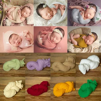 Novorojenček fotografija rekvizitov, otroške odeje fotografski oprema za foto studio odejo ozadje elastična tkanina fotografia