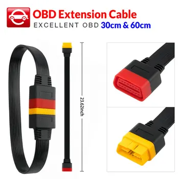 OBD2 Podaljšek Kabla za Začetek Easydiag 3.0 OBD2 Podaljša Priključek za kabel 16Pin moški-Ženska