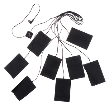 Oblačila za Ogrevanje Pad Z 5v USB Polnjenje Električnih Ogrevalnih Rezilo S 3 Prestave Nastavljiva Temperatura Grelec Pad Telovnik, Suknjič