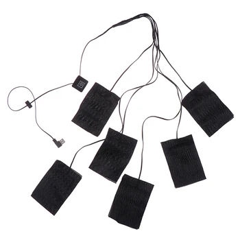 Oblačila za Ogrevanje Pad Z 5v USB Polnjenje Električnih Ogrevalnih Rezilo S 3 Prestave Nastavljiva Temperatura Grelec Pad Telovnik, Suknjič