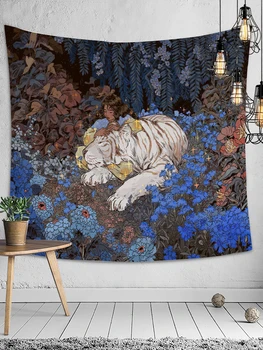 Odejo tapiserija, kita zmaj ribe zmaj phoenix totem steni visi bohemian postelji, odejo steno doma soba dekoracijo tapiserija