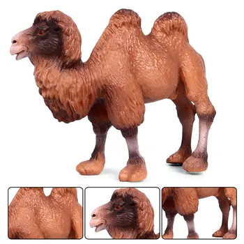 Oenux Simulacije Divje Puščavske Živali Bactrian Kamele Model figuric Visoke Kakovosti Trdna PVC Kamel, Živalske Figurice Otroci Igrače