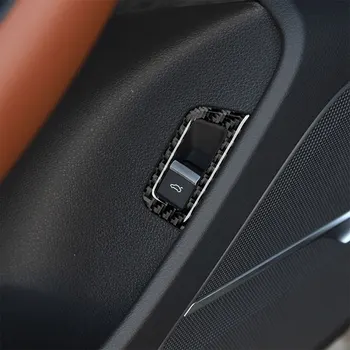 Ogljikovih Vlaken Avto Dodatki Notranjost Prtljažnik Avtomobila Zaščitni Okrasni Pokrov Trim Nalepke Za Audi Q7 SQ7 4M 2016-2019