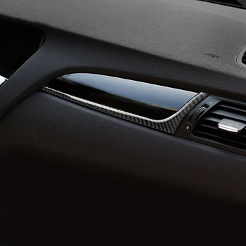 Ogljikovih Vlaken Notranjost Avtomobila nadzorno ploščo za Dekoracijo Trakov Avto-Styling Nalepke Za BMW X3 F25 X4 F26 2011 - Avto Styling