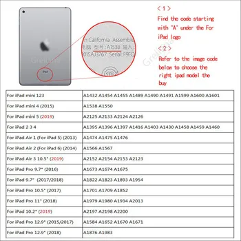 Ohišje za iPad Zraka model A1474 A1475 A1476 retina kritje,Auto Sleep Cover za ipad primeru Air 2013 Sprostitev 360-Stopinjski Vrtečih Primerih