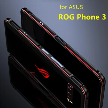 Ohišje Za ROG3 Rog Phone3 Deluxe odbijača Ultra Tanko aluminijasto Ohišje za Asus ROG Telefon 3 ZS661KS + 2 Filma ( Spredaj + Zadaj )