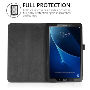 Ohišje za Samsung Galaxy Tab 10.1 2016 T580 T585 SM-T580 SM-T585 Slim Magnetni Zložljivo Stojalo Pokrov PU Usnje Primeru Tablet Funda