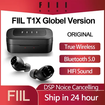 Original FIIL T1X T1XS Res Brezžično Slušalko Bluetooth 5.0 Sport Slušalke DSP Noice Preklic Nepremočljiva TouchcControl Čepkov