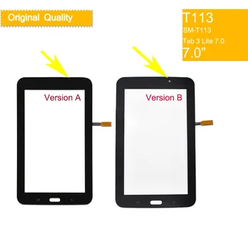Original Touchscreen Za Samsung Galaxy Tab 3 Lite 7.0 SM-T113 T113 Tab3, Zaslon na Dotik, Računalnike sprednjim Steklom na Dotik Dotakne