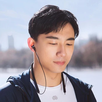 Original Xiaomi Bluetooth Ovratnik Slušalke Šport Brezžične Bluetooth Slušalke z Mikrofonom Igrajo Dvojno Dinamično Čepkov Slušalke Slušalke