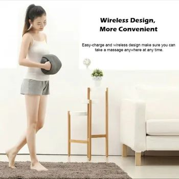 Original Xiaomi Lefan Smart Wireless Temperatura 3D Masažno Blazino PTC Vroče Stiskanje Vmesnik Autorotation One-touch Delovanje