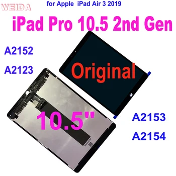 Original za iPad Pro 10.5 2. Gen A2152 A2123 A2153 A2154 LCD-Zaslon, Zaslon na Dotik, Računalnike Skupščine iPad Zraka 3 2019 10.5