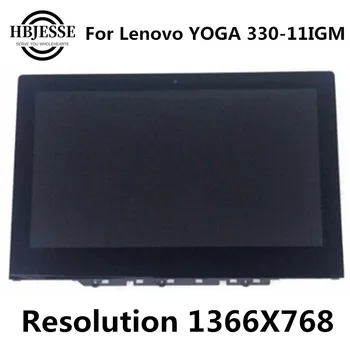 Original Za Lenovo YOGA 330-11IGM 81A6 joga 330-11 joga 330-11igm LCD-Zaslon, Zaslon na Dotik, Računalnike Montaža z Okvirjem
