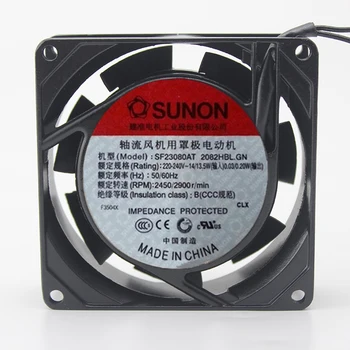 Original Za Sunon SF23080AT 2082HBL.GN 8 cm 8025 80 mm ventilator AC 220V~230V Kovinski okvir za fish tank kabinet hladilni ventilator