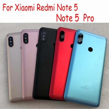 Original Za Xiaomi Redmi S2 Y2 6 PRO Opomba 5 plus Note6 Nazaj pokrov Pokrov Ohišja Ohišje Z gumbi & Steklo Objektiv Fotoaparata