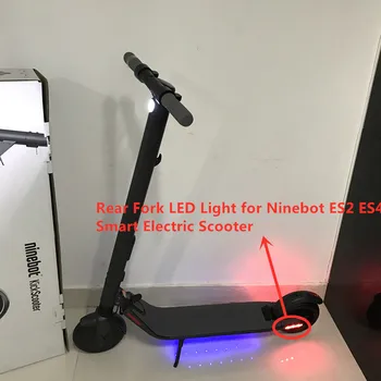 Original Zadnje Vilice Pravico LED Luči za Ninebot ES2 ES4 Pametna Električna Kick Scooter Zložljive Skateboard Zadnje Vilice Svetlobe Deli