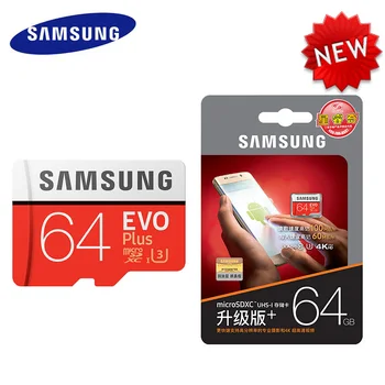 Originalni Samsung nov prihod pomnilniško kartico 32gb 64gb 128gb EVO+ visoka hitrost micro sd kartice, 95M/S Carte Memoire za telefon/tablični računalniki