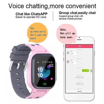 Otrok Telefonski klic Pametno Gledati za otroke Smartwatch S Kartice Sim Otroci Darilo Lokacijo Tracker ure Za IOS Android