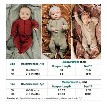 Otroška Oblačila Za Malčke Baby Boy Girl Jesen Oblačila Trdna Pletene Romper Jumpsuit Obleke Obleke En Kos Bombaža