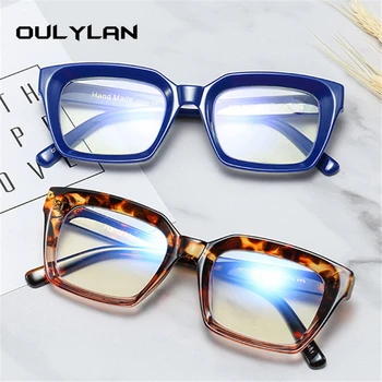 Oulylan Obravnavi Očala Ženske Modni Cvjetnim Tiskanja Kvadratnih Očala Daljnovidnost Očala Presbyopia +1.0 1.5 2.0 2.5 3.0 3.5