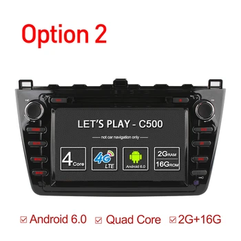 Ownice C500 Okta Core Android 6.0 avto dvd gps Za Mazda 6 Ruiyi Ultra 2008 2009 2010 2011 2012 wifi 4G Radio, 2 GB RAM, 32 g, BT ROM
