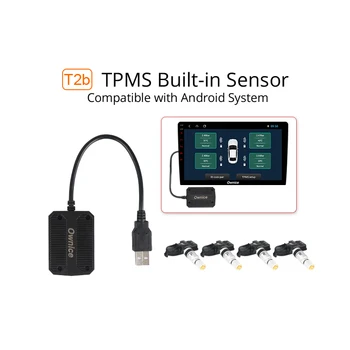 Ownice USB Android TPMS Tlaka v Pnevmatikah Zaslon Android Navigacijske Nadzor Tlaka v Alarmni Sistem za Brezžični Prenos TPMS