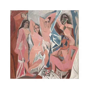 Pablo Picasso Avignonu Dekleta Platno Slikarstvo HD Tiskanja Wall Art Slik, Dnevna Soba, Spalnica Doma Dekor Olje Plakat Salon Zidana