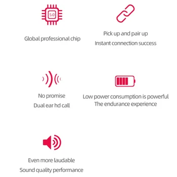 Padec ladijskega prometa A6X TWS Mini Brezžična Bluetooth 5.0 Stereo Športne Slušalke s Polnjenjem Polje 2020 novo Nepremočljiva 9D slušalke