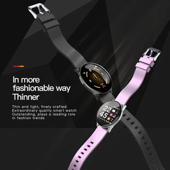 Pametno Gledati Ženske ročne Ure Moške Vodoodbojne Fitnes Tracker Zapestnica Šport Srčnega utripa Smartwatch W8 Manšeta za Xiaomi
